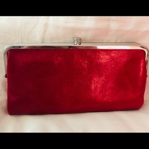 Hobo wallet - ‘Lauren’, red